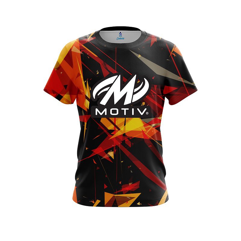 Motiv Shattered Shapes CoolWick Bowling Jersey