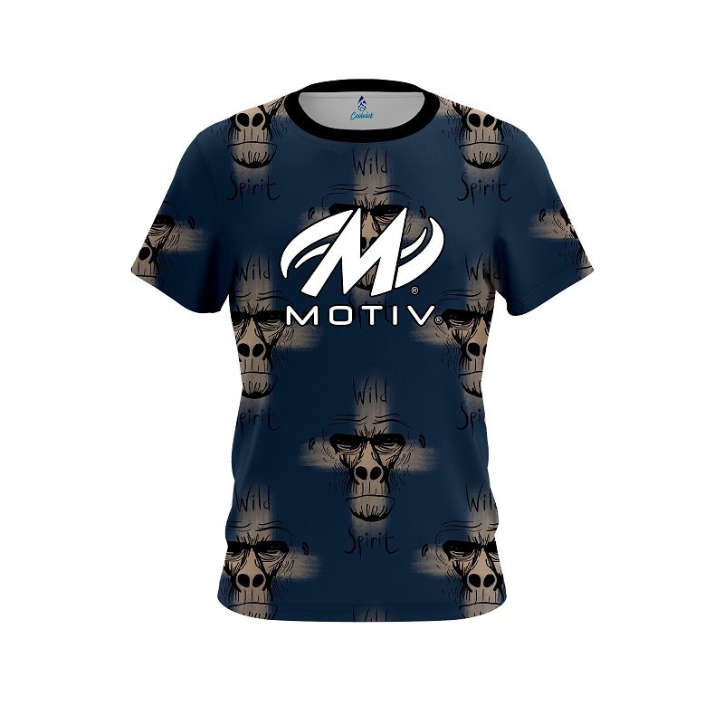 Motiv Wild Spirit Monkey CoolWick Bowling Jersey