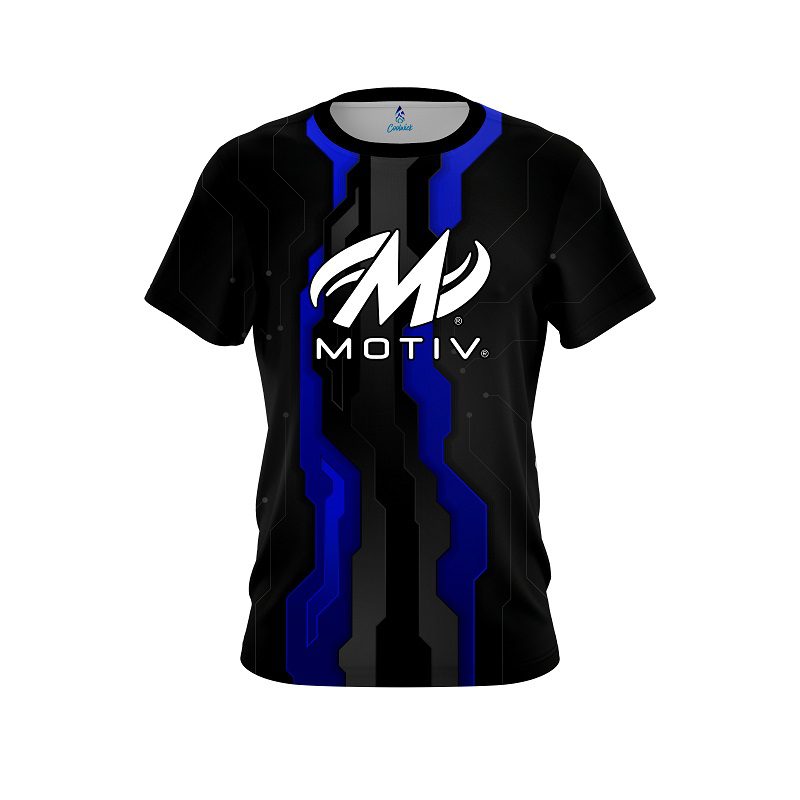 Motiv Sport Technology Blue CoolWick Bowling Jersey