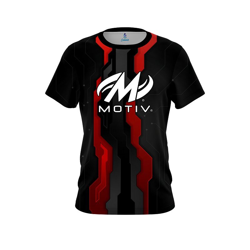Motiv Sport Technology Red CoolWick Bowling Jersey