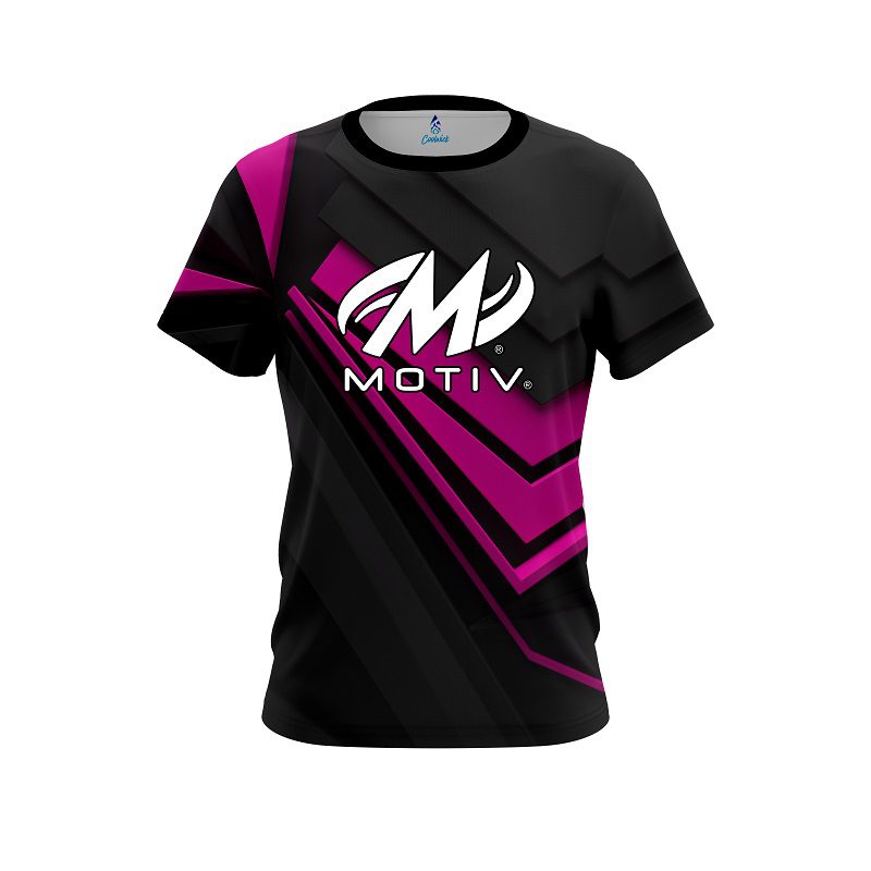 Motiv Steaming Dynamic Pink CoolWick Bowling Jersey