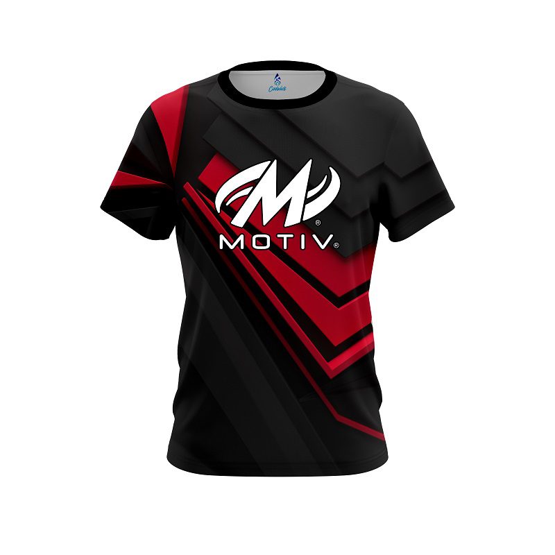 Motiv Steaming Dynamic Red CoolWick Bowling Jersey
