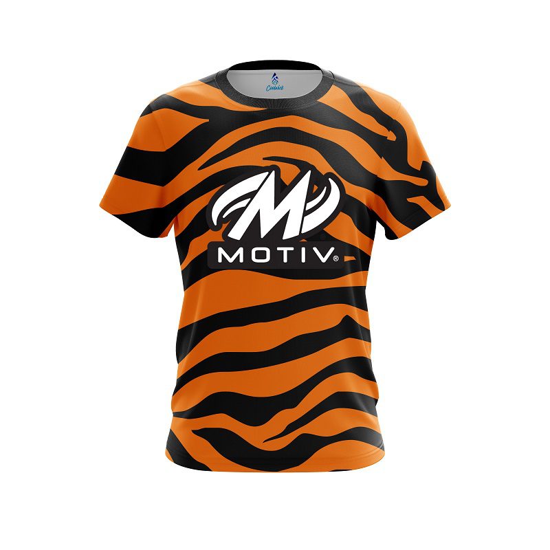 Motiv Tiger Stripes CoolWick Bowling Jersey