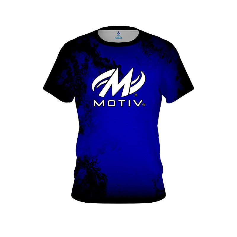 Motiv Toxic Rugged Smoke Blue CoolWick Bowling Jersey