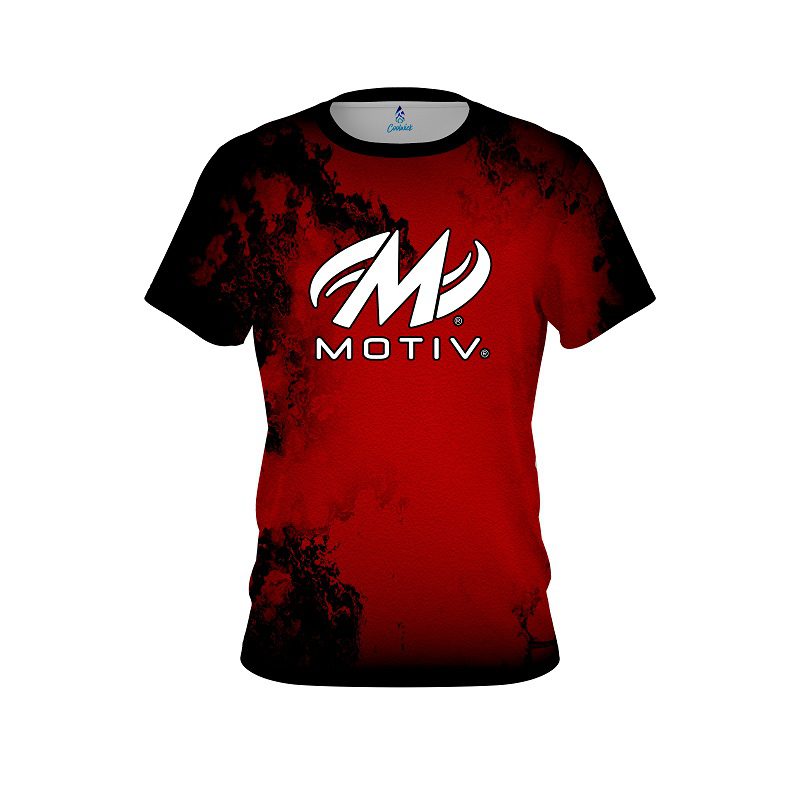 Motiv Toxic Rugged Smoke Red CoolWick Bowling Jersey