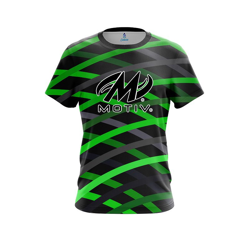 Motiv Turmoil Green CoolWick Bowling Jersey