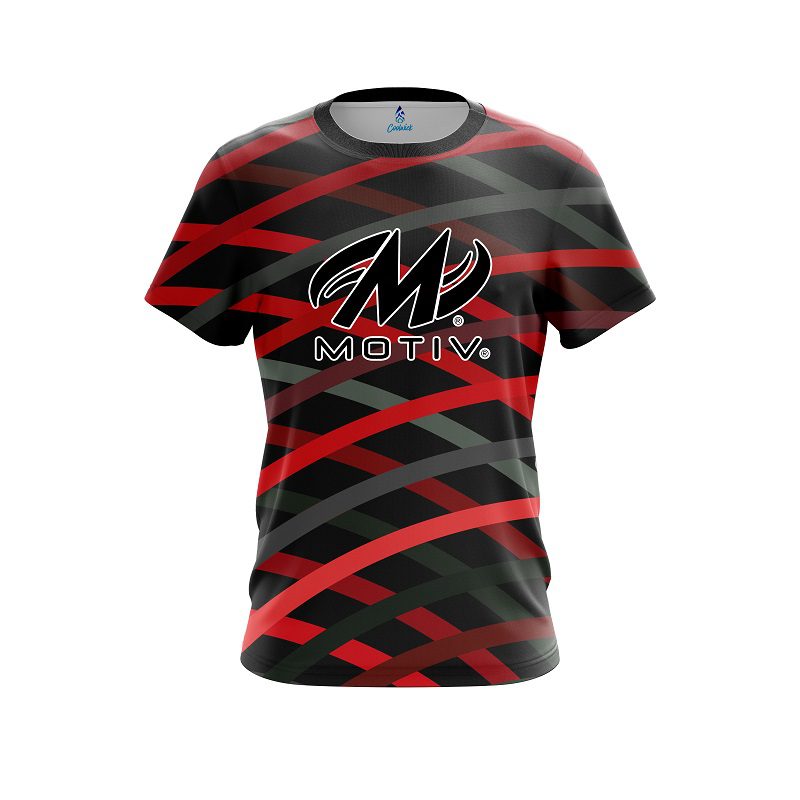 Motiv Turmoil Red CoolWick Bowling Jersey