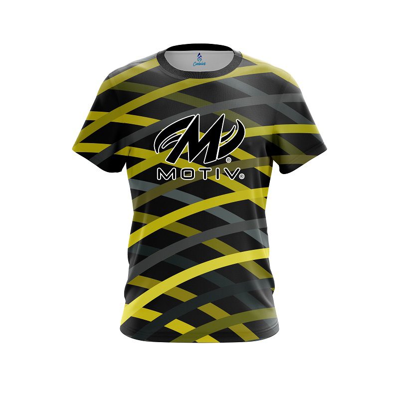 Motiv Turmoil Yellow CoolWick Bowling Jersey