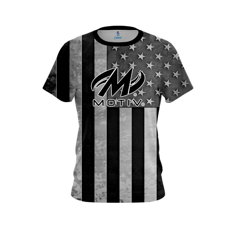 Motiv USA Steel Flag CoolWick Bowling Jersey