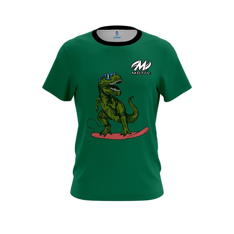 Motiv Wild Rex Surf CoolWick Bowling Jersey
