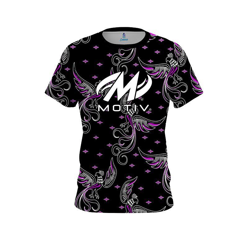 Motiv Phoenix Break Purple CoolWick Bowling Jersey