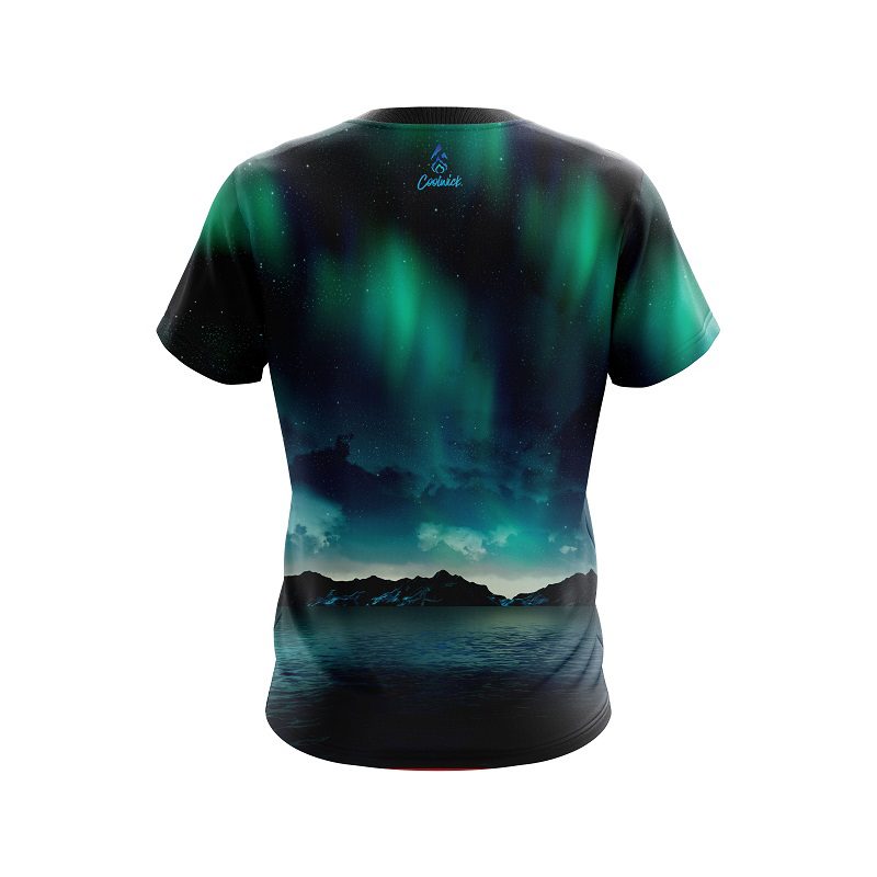 Plain Northern Lights CoolWick Bowling Jersey - Image 2