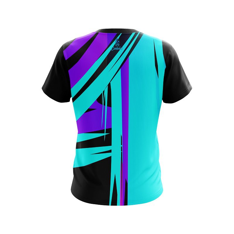 Plain Paint Brush Drip CoolWick Bowling Jersey - Image 2