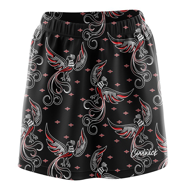 Phoenix Red CoolWick Bowling Skort