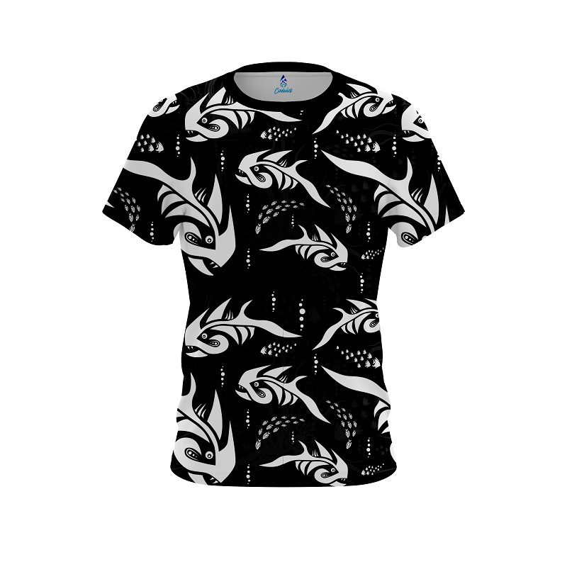 Plain Piranha Escape CoolWick Bowling Jersey