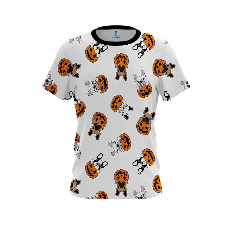 Plain Pumpkin Puppy Patch CoolWick Bowling Jersey