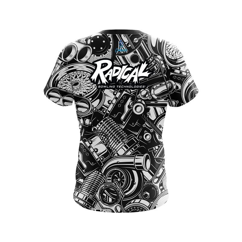 Radical Auto Parts Explosion CoolWick Bowling Jersey - Image 2