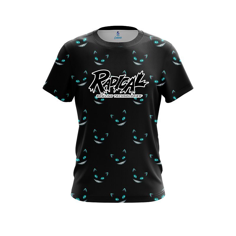 Radical Cheshire Midnight Cat CoolWick Bowling Jersey