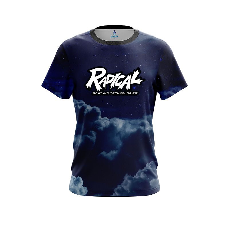 Radical Cloudy Night CoolWick Bowling Jersey