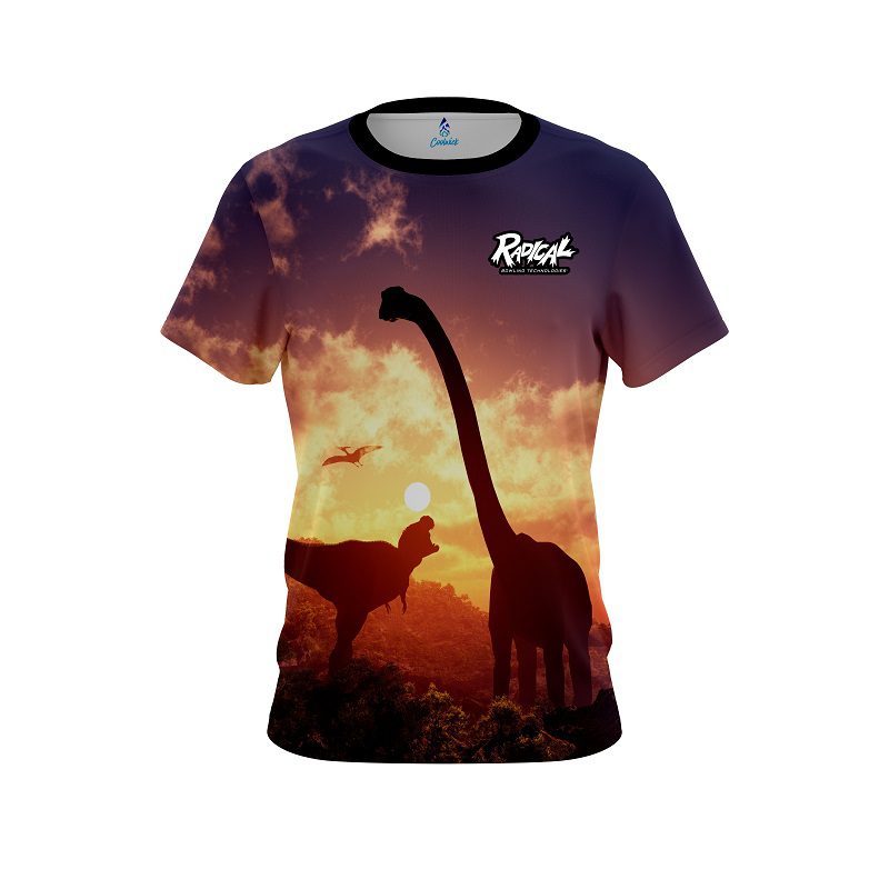 Radical Dinosaur Forest Escape CoolWick Bowling Jersey