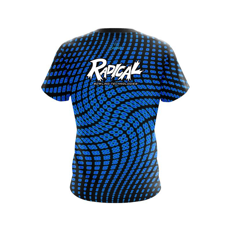 Radical Dyanamic Flux Blue CoolWick Bowling Jersey - Image 2