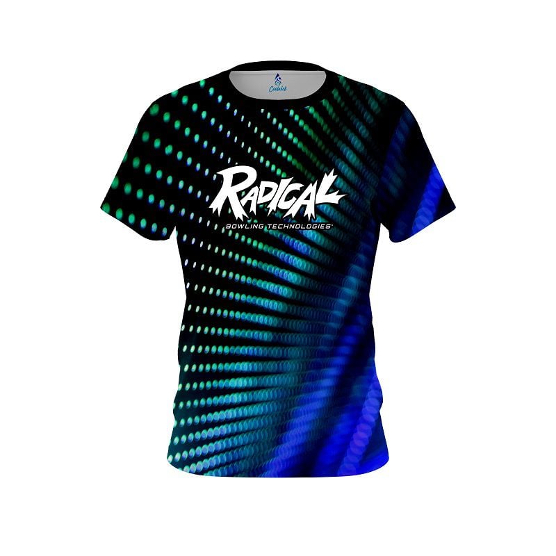 Radical Electronic Wave Aqua CoolWick Bowling Jersey