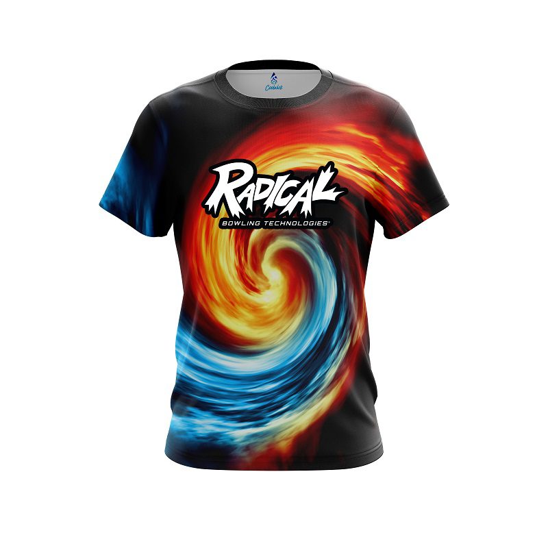 Radical Fire And Ice Vortex CoolWick Bowling Jersey