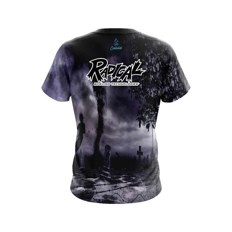 Radical Ghost Cemetery CoolWick Bowling Jersey - Image 2