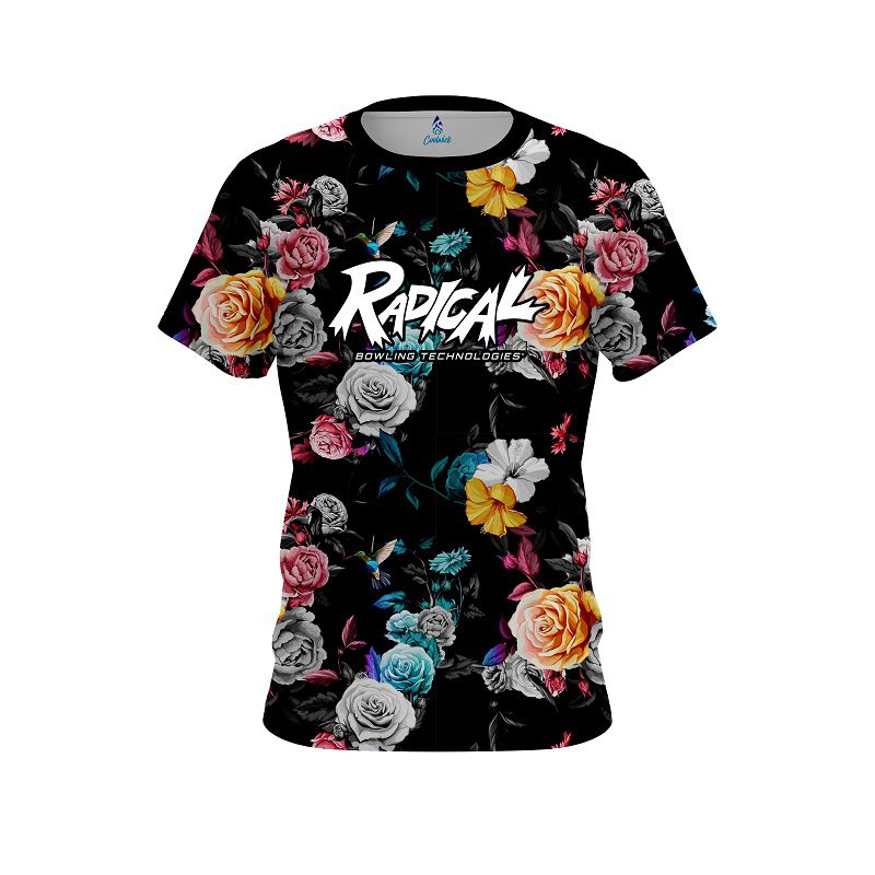 Radical Hummingbird Watercolor Art CoolWick Bowling Jersey