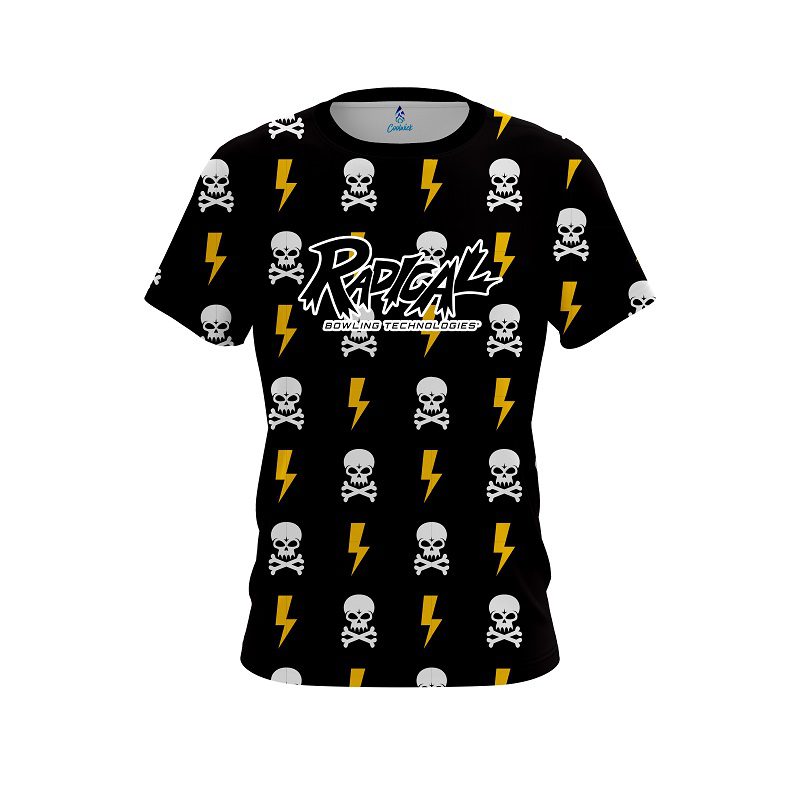 Radical Lightning Skull CoolWick Bowling Jersey