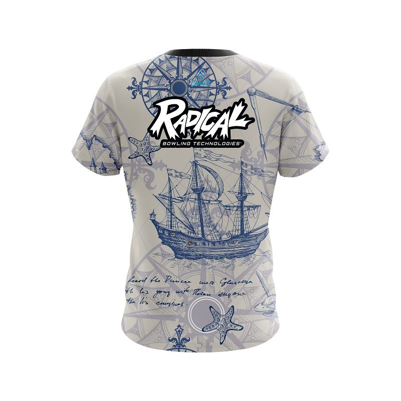 Radical Nautical Navigation CoolWick Bowling Jersey - Image 2