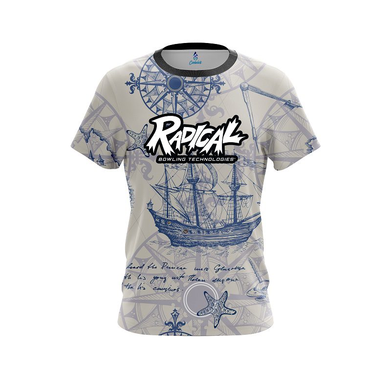 Radical Nautical Navigation CoolWick Bowling Jersey