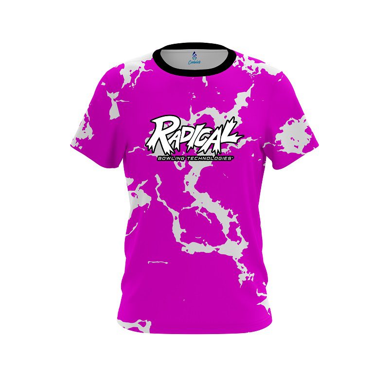 Radical Pink Shock CoolWick Bowling Jersey
