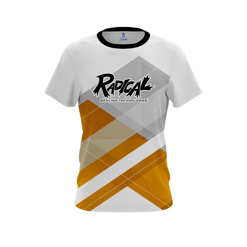 Radical Racing Orange CoolWick Bowling Jersey