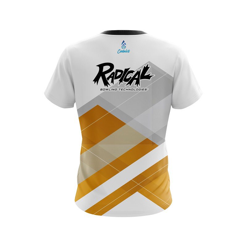 Radical Racing Orange CoolWick Bowling Jersey - Image 2