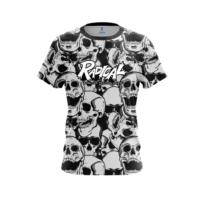 Radical Skeleton Grunge CoolWick Bowling Jersey