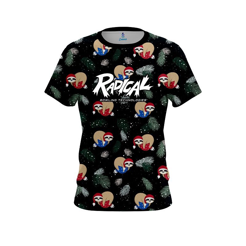 Radical Sloths Christmas Time CoolWick Bowling Jersey