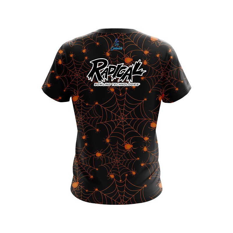 Radical Spider Web Madness CoolWick Bowling Jersey - Image 2