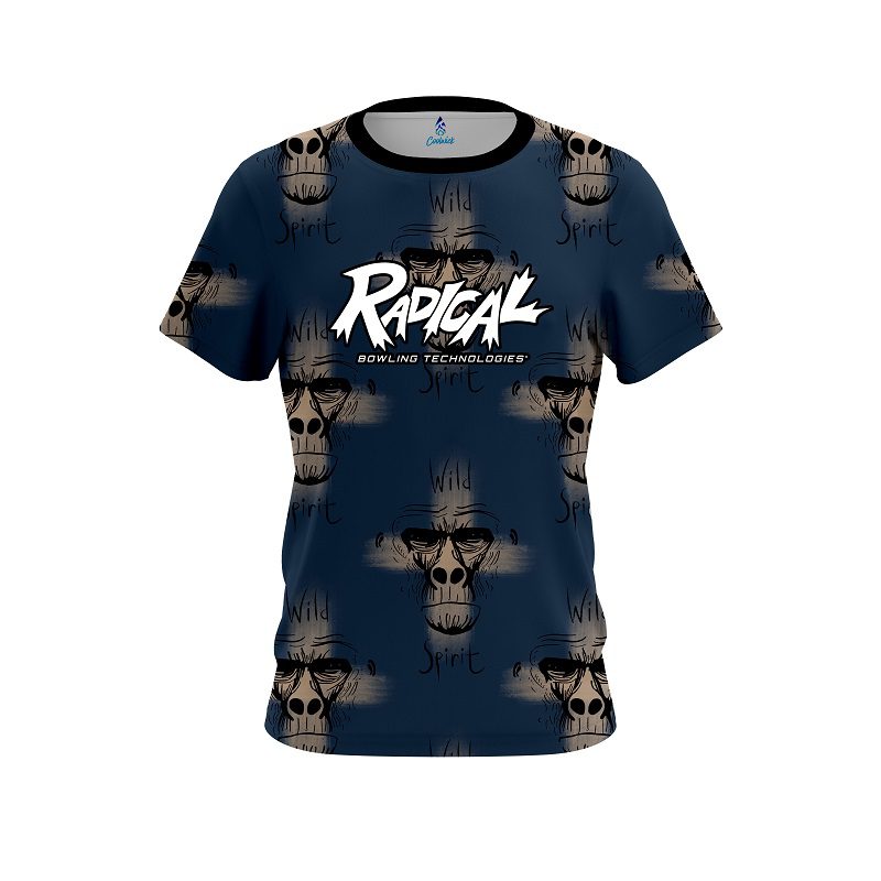 Radical Wild Spirit Monkey CoolWick Bowling Jersey