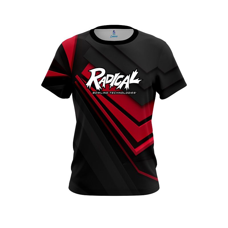 Radical Steaming Dynamic Red CoolWick Bowling Jersey