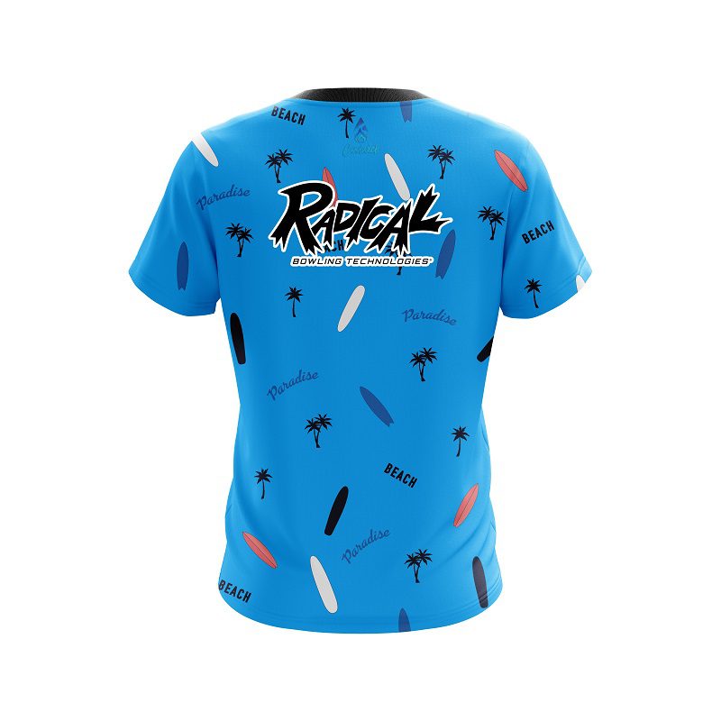 Radical Paradise Palms CoolWick Bowling Jersey - Image 2