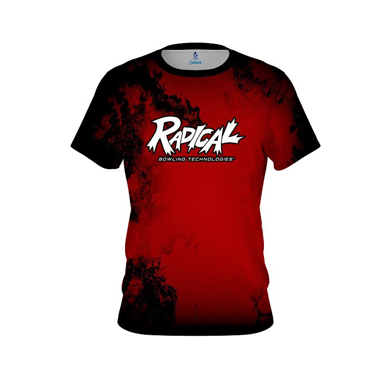 Radical Toxic Rugged Smoke Red CoolWick Bowling Jersey