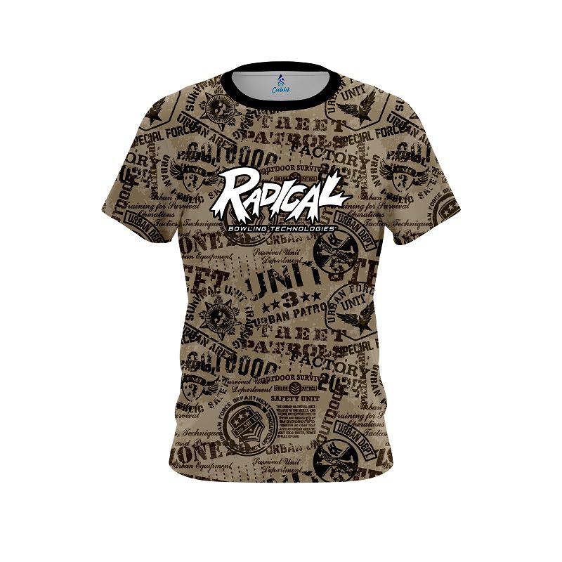 Radical Urban Military Grunge CoolWick Bowling Jersey