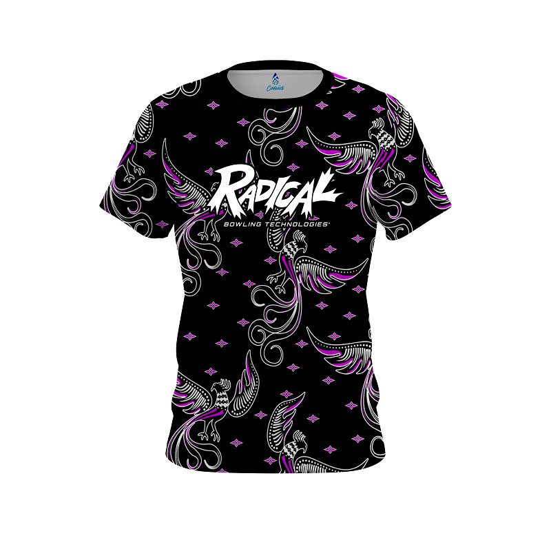 Radical Phoenix Break Purple CoolWick Bowling Jersey