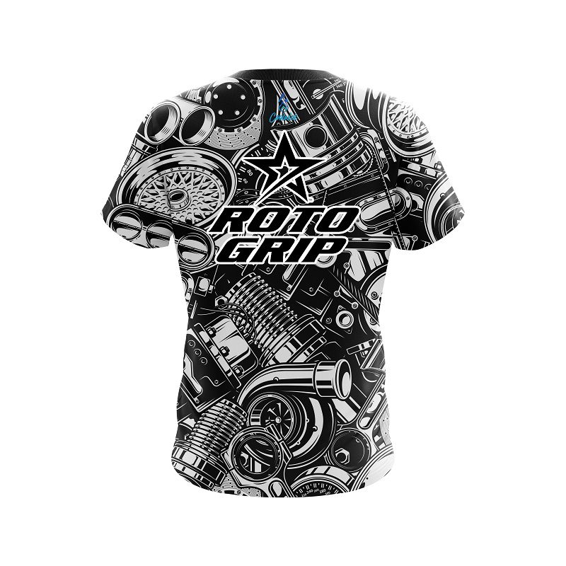 Roto Grip Auto Parts Explosion CoolWick Bowling Jersey - Image 2