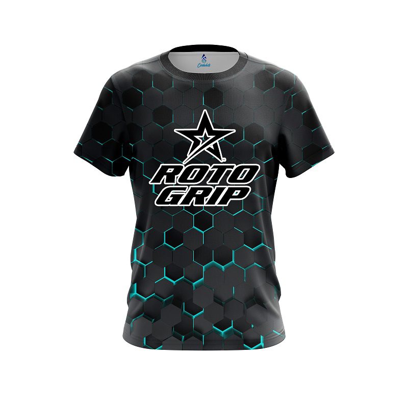 Roto Grip Aqua Honeycomb Fusion CoolWick Bowling Jersey