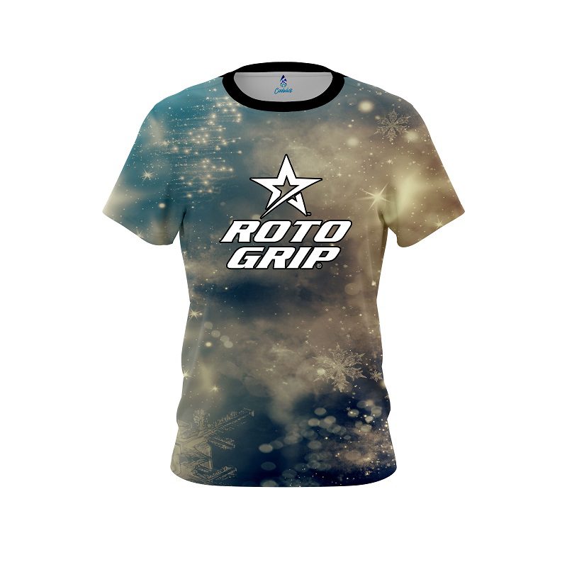 Roto Grip Blurred Snowflakes CoolWick Bowling Jersey