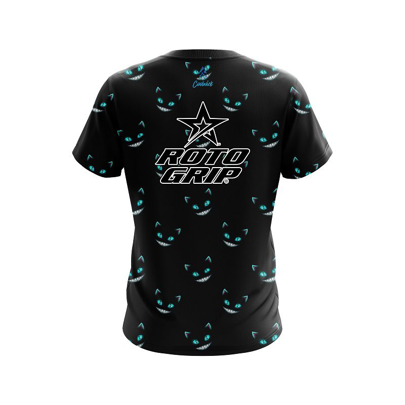 Roto Grip Cheshire Midnight Cat CoolWick Bowling Jersey - Image 2