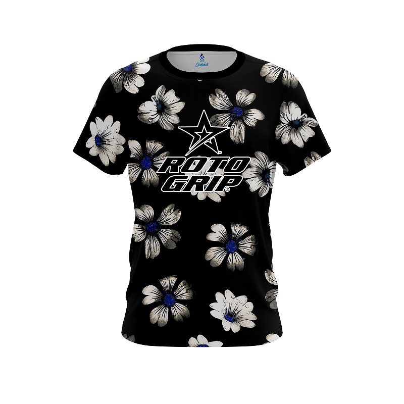 Roto Grip Daisy Blue CoolWick Bowling Jersey