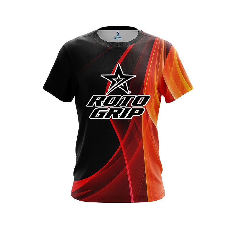 Roto Grip Deep Orange Curve CoolWick Bowling Jersey